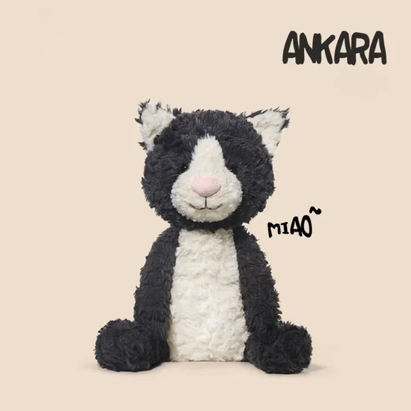 Adorable ANKARA Cat Cuddle Toy - Soft Plush for Kids