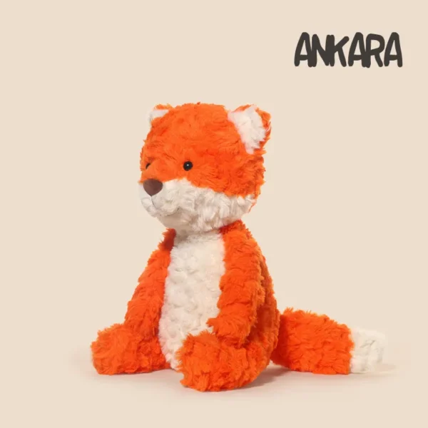 Cute ANKARA Fox Plush Toy - Soft Stuffed Animal for Kids