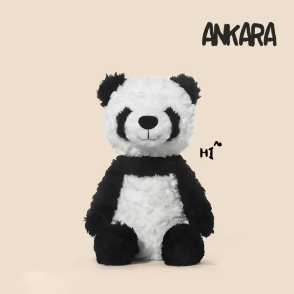 Ankara Panda_1_11zon Cute Ankara Panda Snuggle Toy - Soft Plush for Kids