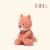 Plush Toy Brown-and-Black Fox - Decorative Plushie
