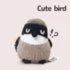 Cute Brown-backed Shrike Plush Companion - Soft Stuffed Toy for Kids
