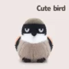Plush Toy Shrike with Big Eyes - Decorative Plushie