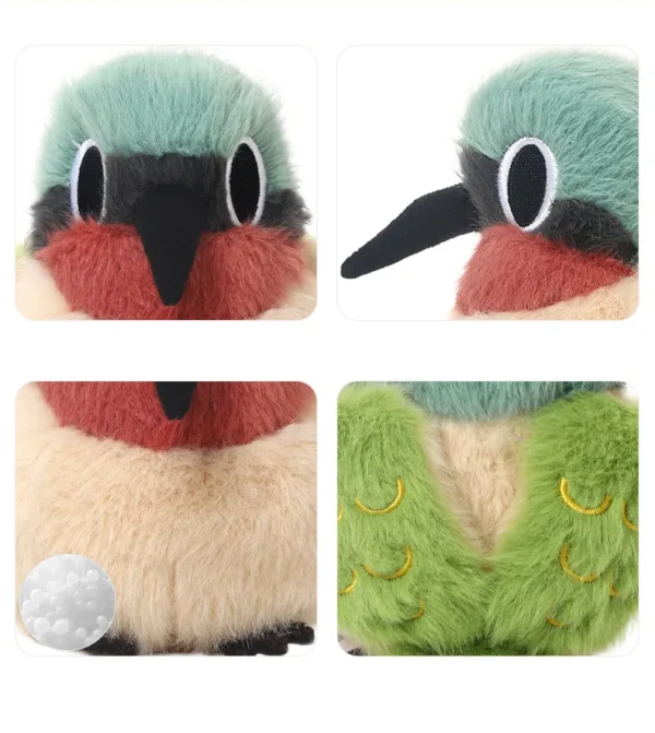 Soft Cuddly Toy for Collectors - Fork-tailed Sunbird Design