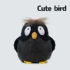 Cute Green Bird Plush Companion - Soft Stuffed Toy for Kids
