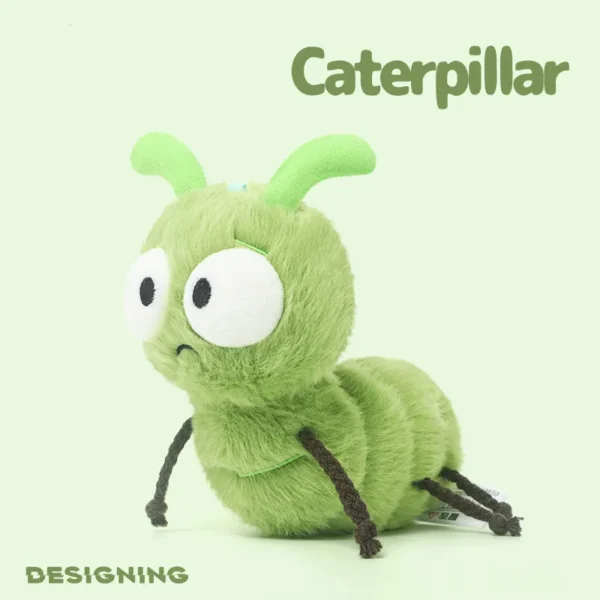 caterpillar 16CM_1_11zon Cute Caterpillar Plush Charm - Soft Stuffed Toy for Kids