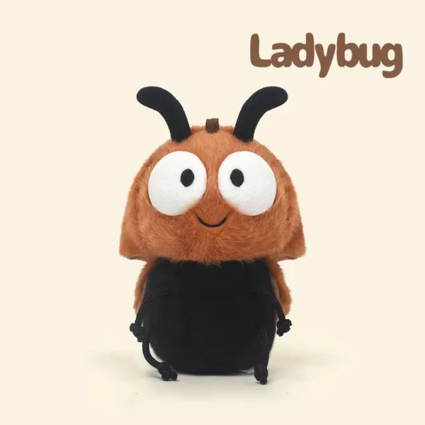 ladybug(17CM)_4_11zon Cute Ladybug Plush Delight - Soft Stuffed Toy for Kids
