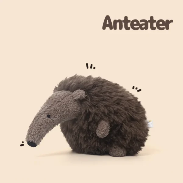 Plush Toy Anteater with Long Snout - Comfort Plushie