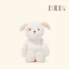 Babylon Dog_1_11zon Plush Toy White Dog with Black Nose - Comfort Plushie