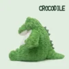 Plush Toy Green Crocodile with Big Belly - Comfort Plushie