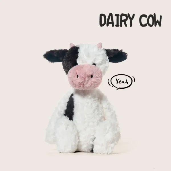 Cute Cow Plush Pal - Soft Stuffed Toy for Kids
