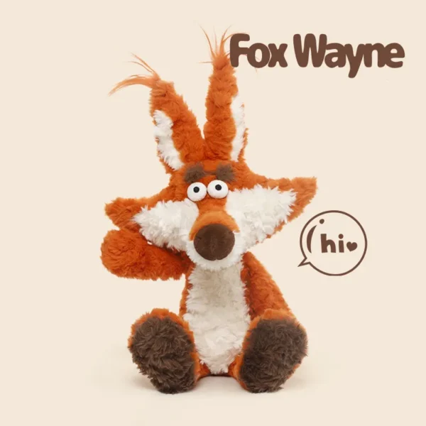 Soft Cuddly Toy for Collectors - Fox Wayne Design