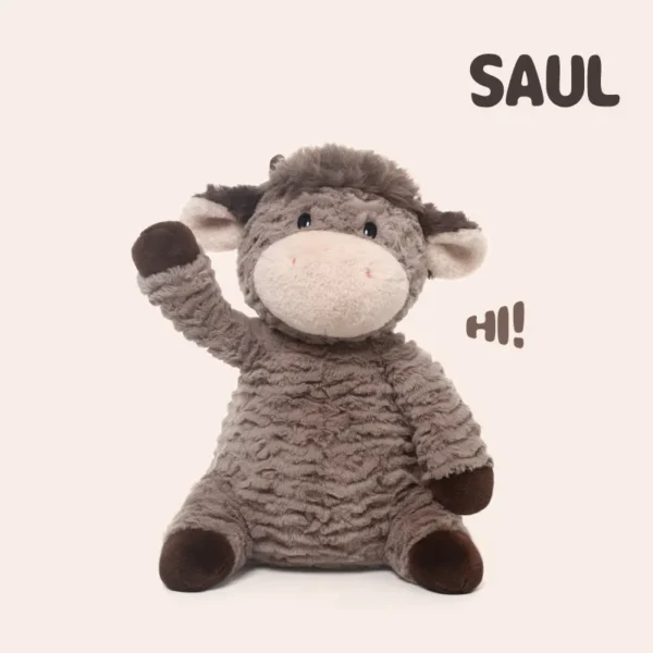 Highland Cattle SAUL 35CM_4_11zon Cute Highland Cow Plush Pal - Soft Stuffed Toy for Kids