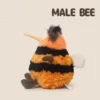 MALE BEE Larry 04_2_11zon Soft Cuddly Toy for Collectors - Male Bee Design