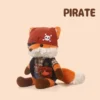Plush Toy Fox in Pirate Outfit - Comfort Plushie