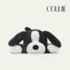 Plush Toy Collie with Black-White Fur - Comfort Plushie