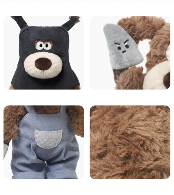 Soft Cuddly Toy for Collectors - Robbing Dog Design