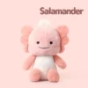 Plush Toy Pink Salamander with White Hair - Comfort Plushie