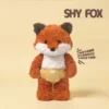 Cute Shy Fox Plush Pal - Soft Stuffed Toy for Kids
