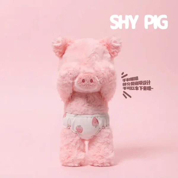 Plush Toy Pink Pig with Diaper - Comfort Plushie