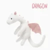 Cute Welsh Dragon Cub Plush Guardian - Soft Stuffed Toy for Kids