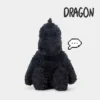 Soft Cuddly Toy for Collectors - Welsh Dragon Design