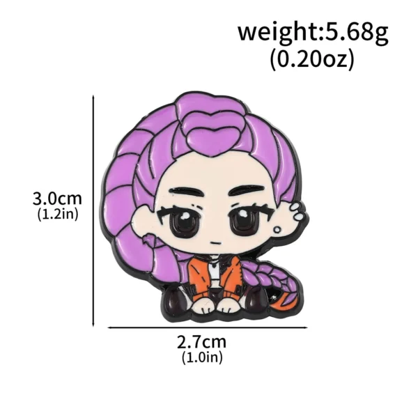 KPop Demon Hunters Brooch