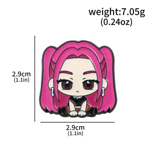 Kpop Demon Hunters Enamel Pin Badge Kpop Demon Hunters Enamel Pin Badge