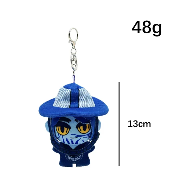 KPop Demon Hunters Derpy Tiger Plush keychain