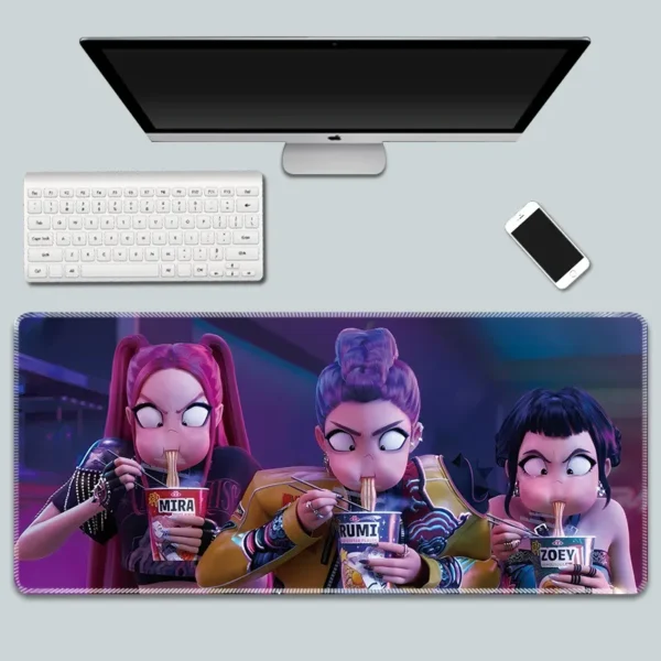 kpop demon hunter mouse pad kpop demon hunter mouse pad