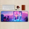 K-POP Demon Hunters extended mouse pad full view showing character artwork